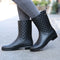 Botas Casuales a Cuadros para Mujer