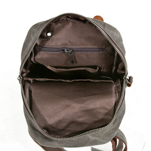 Bolsa de Pecho Multifuncional en Lona para Hombre - Image 3