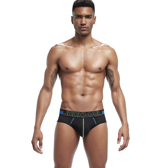 Calzoncillos tipo boxer de malla transpirable para hombre