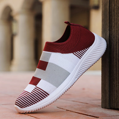 Zapatillas Deportivas Coreanas Talla Grande Tejido Volador Casual - Image 15