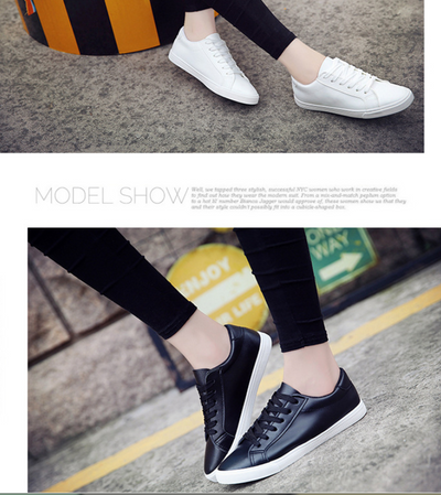 Zapatillas Blancas de Lona para Mujer - Cómodas y Versátiles para Primavera y Otoño - Image 4