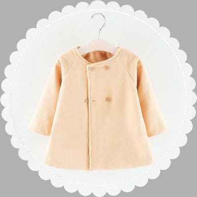 Abrigo Capa de Cuello Redondo Manga Larga para Niños - Otoño e Invierno - Image 19