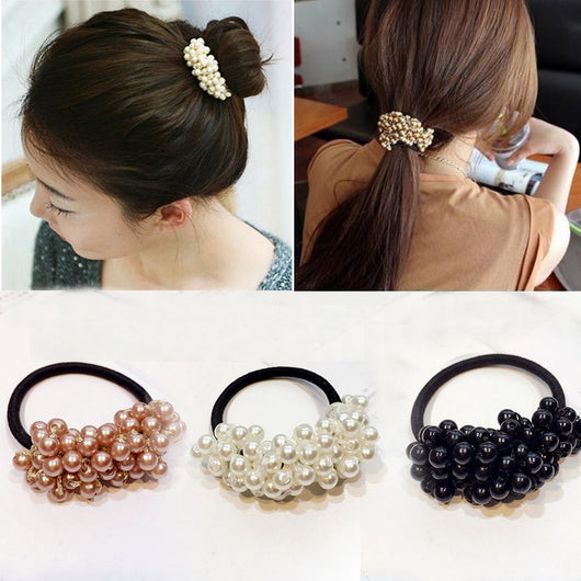 Cuerda para cabello con cuentas decorativas