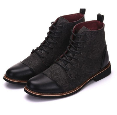 Botas de Cuero para Hombre Talla Grande - Zapatos Premium - Image 11