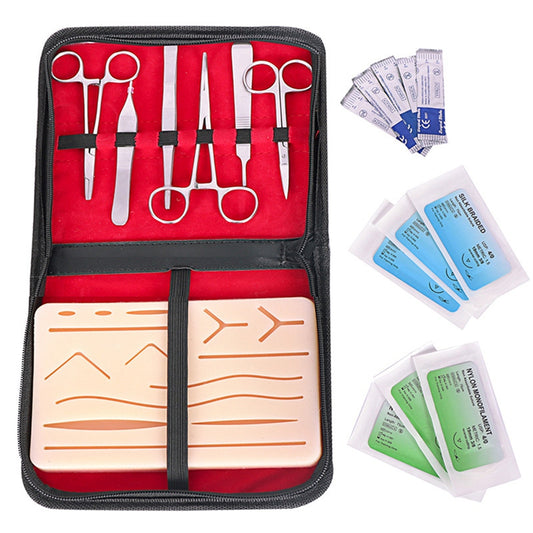 Kit Completo de Modelos de Piel para Práctica de Sutura