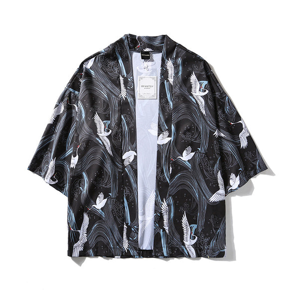 Camisa Jacket Suelta de Tres Cuartos