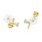 Aretes de Botón Floral Weiming - Diseño Elegante en Flor