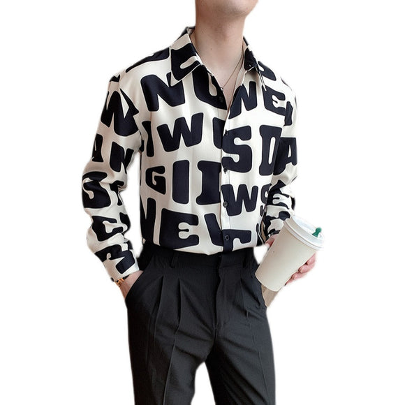 Blusa Floral Manga Larga con Letras Británicas