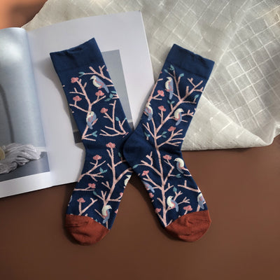 Medias para Mujer con Diseño Floral y Botánico - Image 12