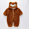 Pijama Enterizo de Terciopelo para Bebé - Comodidad Suave para el Hogar