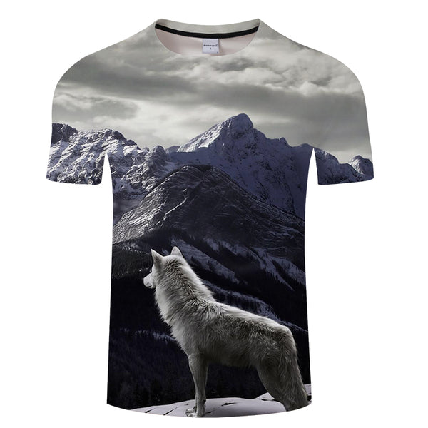 Playera Estampada de Manga Corta