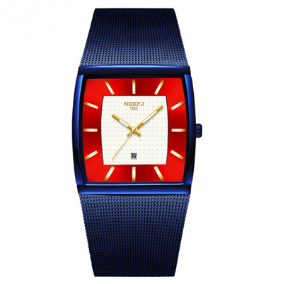 Reloj de Pulsera Cuadrado Personalidad con Malla Casual - Image 11