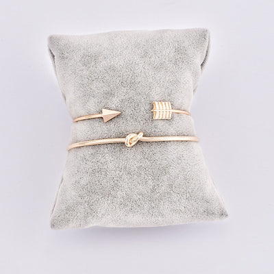 Pulsera Vintage con Nudo de Flecha y Cierre Ajustable - Image 10