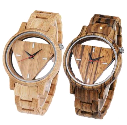 Reloj de Madera con Diseño Hueco Moderno y Elegante - Image 5