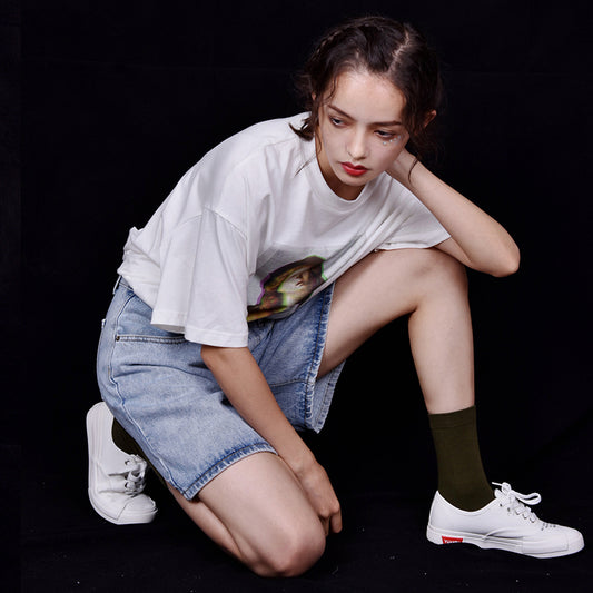 Shorts de Mezclilla Holgados Cintura Alta para Mujer - Estilo Chic Verano - Image 2