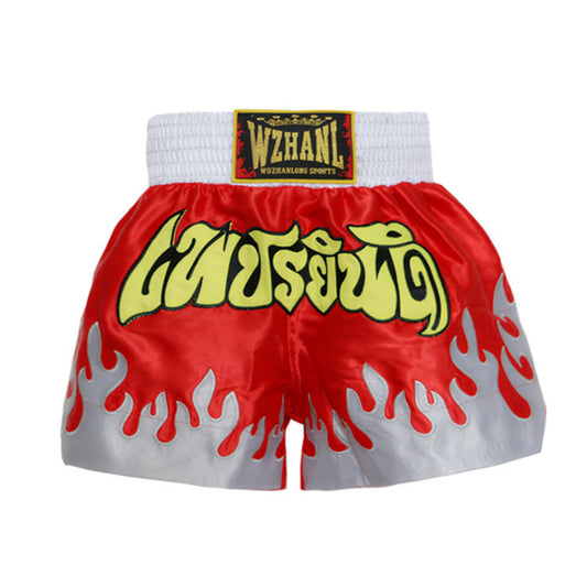 Pantalones Cortos de Muay Thai Wudaolong - Ropa de Boxeo y MMA Profesional - Image 2