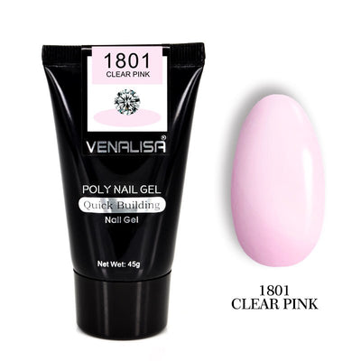 Kit Completo de Gel de Uñas Venalisa - Constructor Transparente y Camuflaje Jelly - Image 13