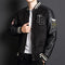 Chaqueta Casual de Lana Polar con Cuello de Béisbol para Hombre