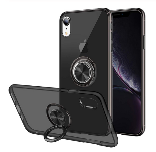 Funda Transparente con Anillo Magnético para iPhone - Soporte Adhesivo Compatible - Image 4