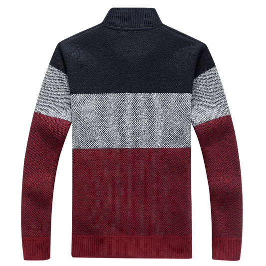 Suéter Saco Hombre Cuello V Oversize Cálido - Image 2