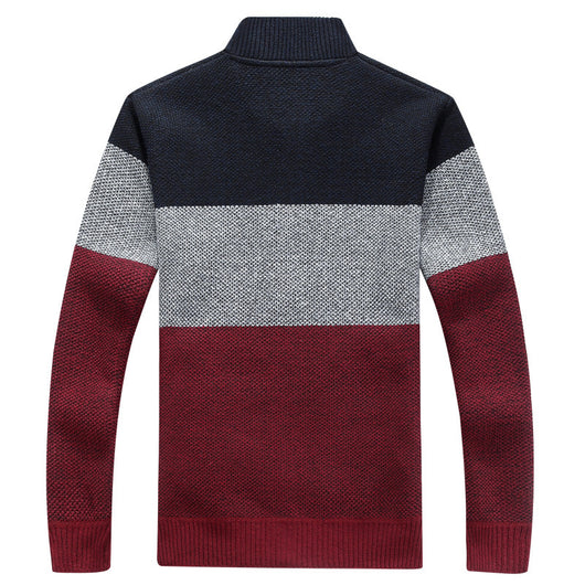 Suéter Saco Hombre Cuello V Oversize Cálido - Image 2