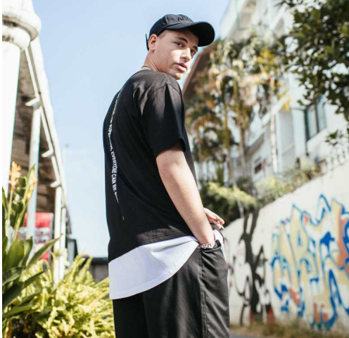 Camiseta Básica de Algodón para Hombre - Estilo Casual Harajuku