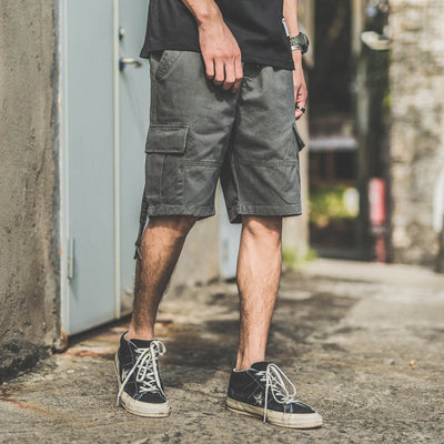 Pantalón Cargo Holgado de Cinco Bolsillos para Hombre - Comodidad Estival - Image 19