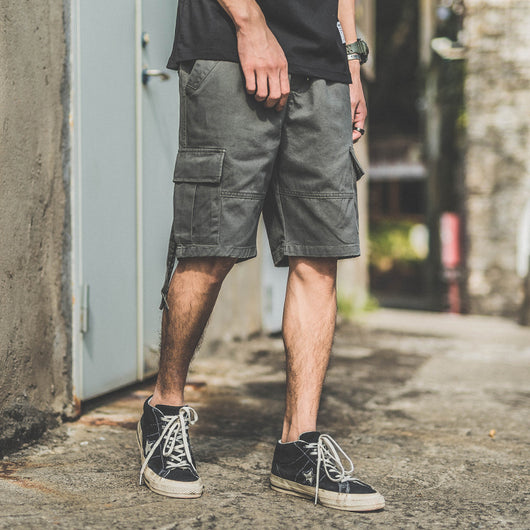 Pantalón Cargo Holgado de Cinco Bolsillos para Hombre - Comodidad Estival - Image 19