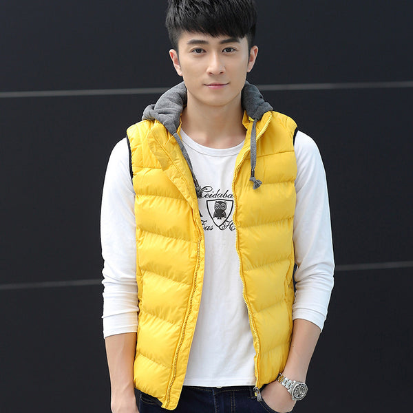 Chaleco Acolchado Slim Fit con Capucha para Hombre y Mujer