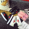 Zapatillas Blancas con Bordado de Rosas para Niña