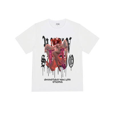 Playera Demon Print Manga Corta Estilo Urbano - Image 3