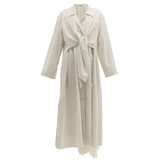 Abrigo Trench Coat con Solapas - Image 35