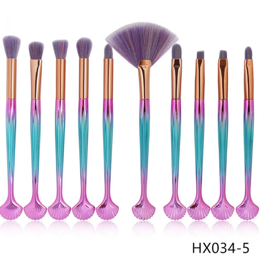 Set de Brochas de Maquillaje Shell - Cerdas Púrpura - Image 7