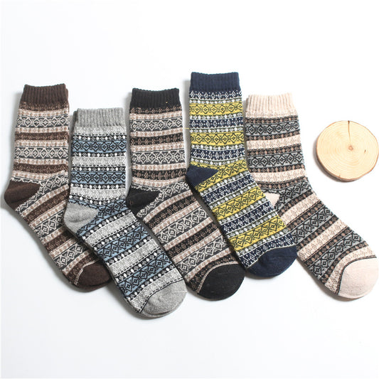Calcetines de Lana de Conejo para Hombre - Elegancia Profesional