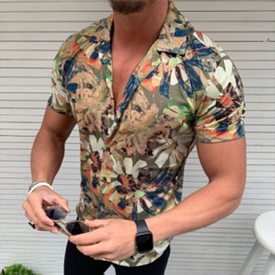 Traje de Baño Estampado Cuello Marinero con Mangas Cortas - Image 2