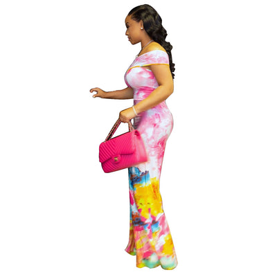 Jumpsuit Estampado con Pantalón Acampanado - Image 5