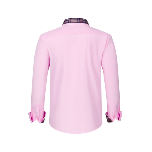 Camisa Manga Larga Hombre con Cuello Floral Patchwork - Image 21
