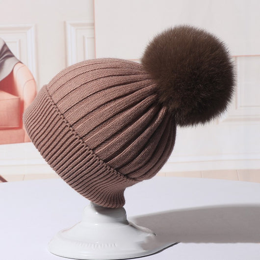 Gorro de Lana Coreano para Mujer - Otoño Invierno - Image 8