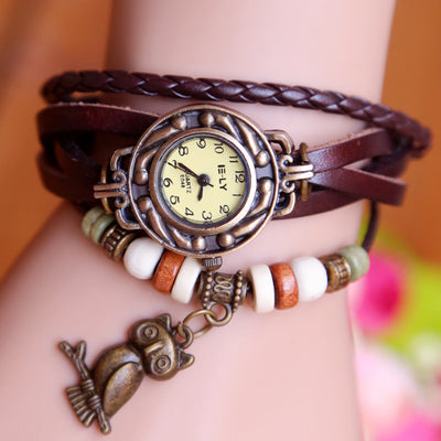 Reloj Pulsera Búho Estilo Coreano para Mujer - Image 18