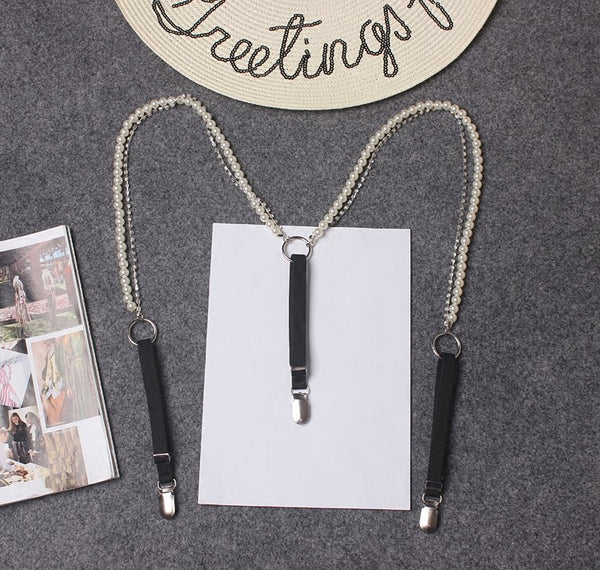 Correa de Reloj Perla Retro con Destello de Diamantes