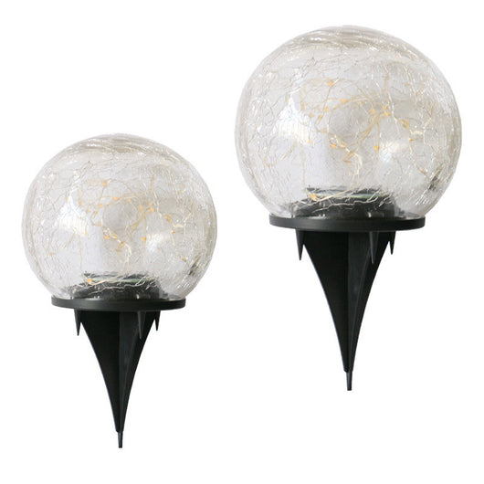 Lámpara Solar de Esfera de Cristal