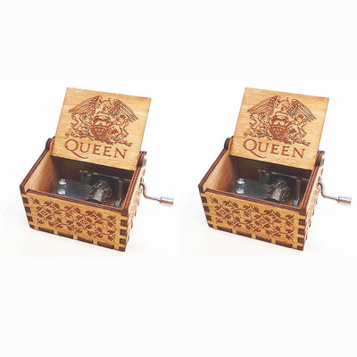 Caja de Música Tallada en Madera con Manivela - Viaje de Chihiro - Image 5