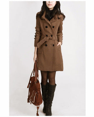 Abrigo Largo de Cachemira para Mujer - Sobretodo Elegante - Image 3
