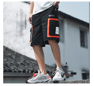 Pantalones Cortos Overol Holgados Five Point - Estilo Urbano para Hombre - Image 4