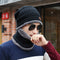 Gorro Masculino de Lã Tricotado com Gola - Aqueça-se com Estilo Casual