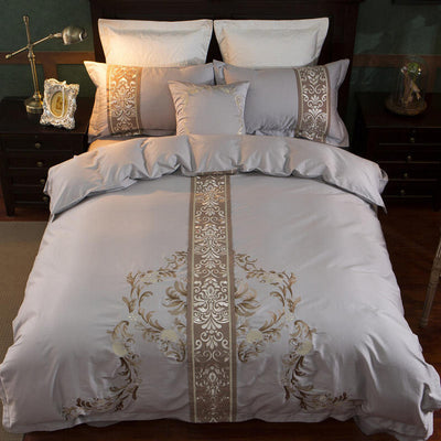 Juego de Cama Europeo de Algodón Satinado - 7 Piezas Premium - Image 5