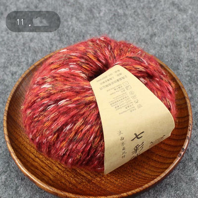 Hilo de Lana Multicolor para Crochet Artesanal - Ovillo Mediano Grueso - Image 6