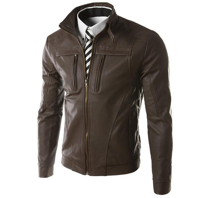 Chaqueta de Cuero PU para Hombre - Image 10