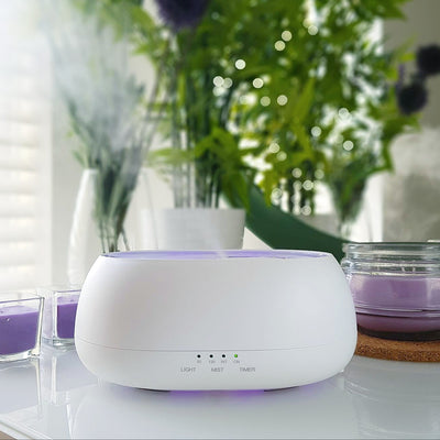 Difusor de Aromas Ultrasónico HOMEFISH 500ml con Humidificador y Luz LED - Image 3