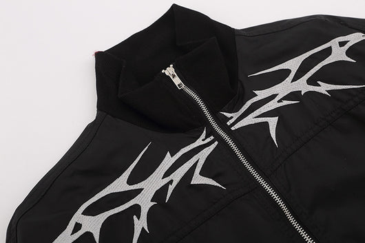 Chaqueta Bomber Street Cool con Bordados Auténticos - Image 9